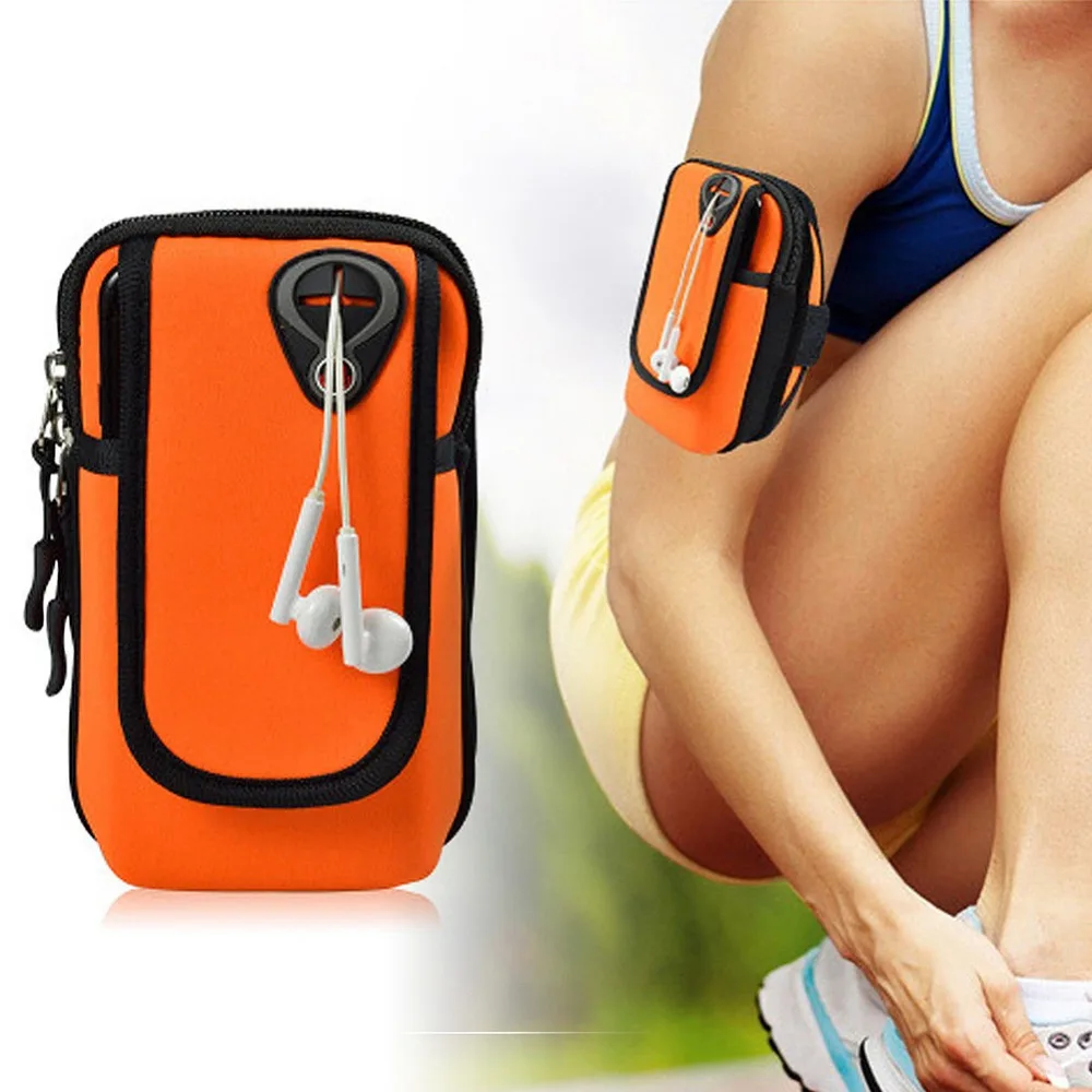 Новый Универсальный спортивный Чехол-повязка на руку для бега держатель молнии