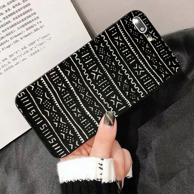 

TOPLBPCS African style fabric print Phone Case for iPhone 8 7 6 6S Plus X 5 5S SE 2020 XR 11 pro XS MAX
