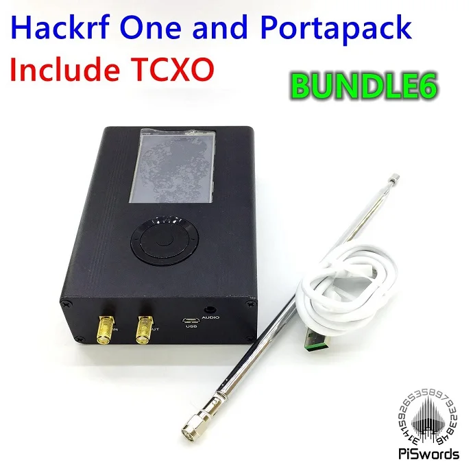 HackRF один SDR программное обеспечение определяется Радио 1 МГц до 6 ГГц Материнская плата макетная плата комплект с portapack хаос fm фильтр антенна - Комплект: Комплект 6