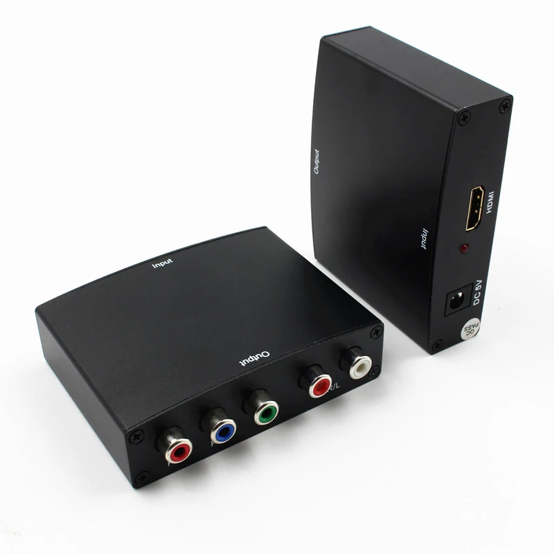 Конвертер YPBPR в HDMI 1080P RGB YPbPr Компонентный видео конвертер с R/L аудио адаптер для ТВ