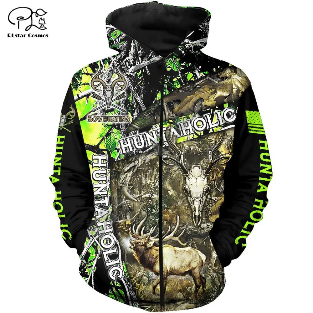 Камуфляжный пуловер PLstar Cosmos с бантом оленем охотничьими животными охотничьи