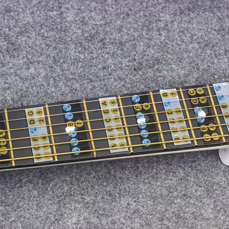

Guitar Fretboard Notes Map Labels Sticker Fingerboard Fret Decals For 6 String Acoustic Electric Guitarra