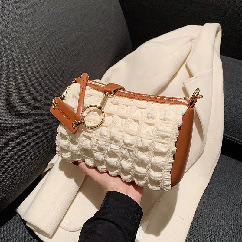 

Сумка через плечо женская, из искусственной кожи, зима 2021