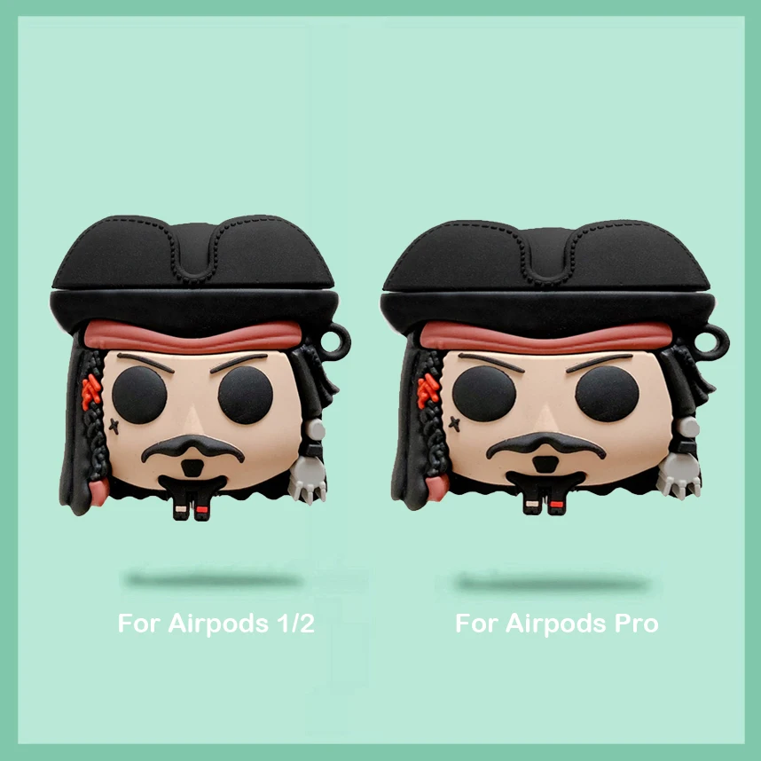 

Airpods Case For Pirates Soft Silicone Funny Luxury Wireless Headphones Waterproof Cases