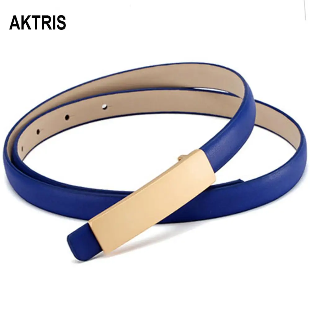 AKTRIS, модный дизайн, женские декоративные часы, скользящая Пряжка, металл, натуральная кожа, женские аксессуары для женщин, длина 103 см, FCO115