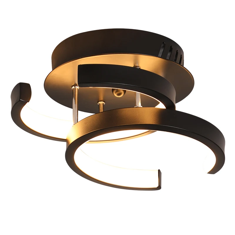 

Nordic Modern Ceiling Light Cloakroom Entrance Door Corridor Hallway Bedroom Led Ceiling Lamp Balcony Lamp Black White 110V 220V