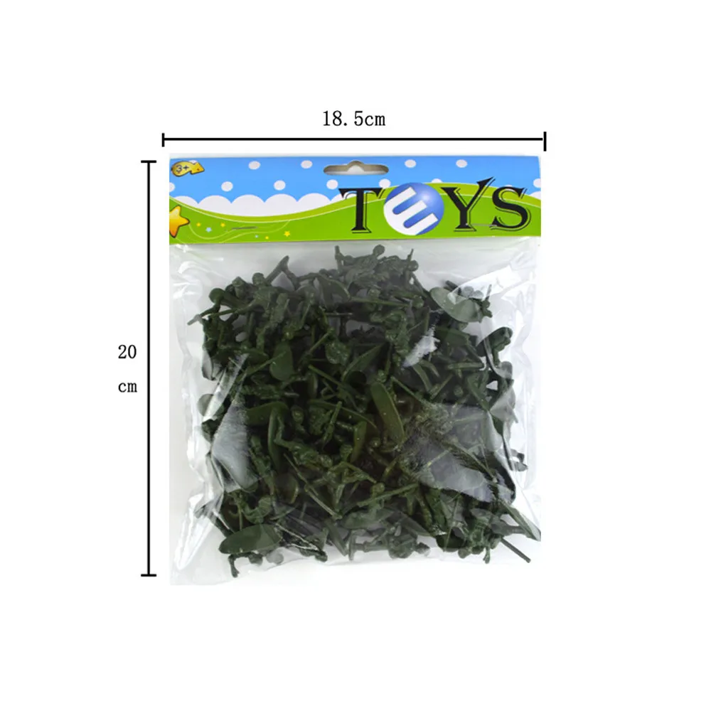 100 шт. военный игровой набор пластиковые игрушки солдаты 3 8 см фигурки детские