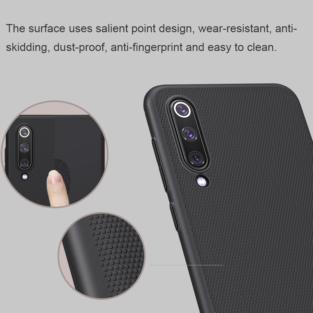 Матовый чехол NILLKIN для Xiaomi Mi 9 SE жесткий чехол-накладка из поликарбоната с