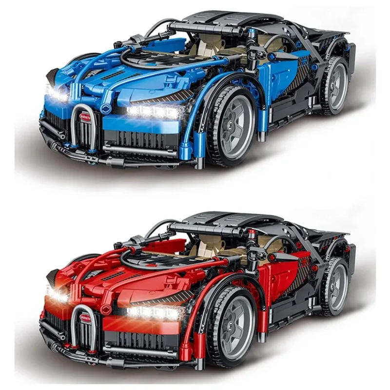 

High-tech Famous Sport Car Building Block Super Speed Racing Vehicle Simulation Model Bricks Toys Birthday Gift For Boyfriend