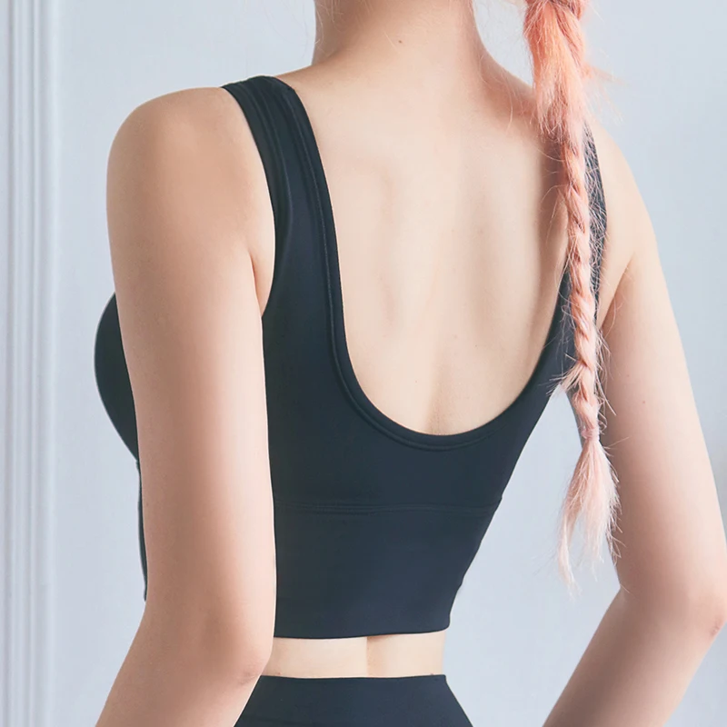 

Women All-wrapped vest sport Breathable Mesh Shockproof Padded Athletic Gym Running Seamless Fitness Yoga Vest Sport Bra Tops