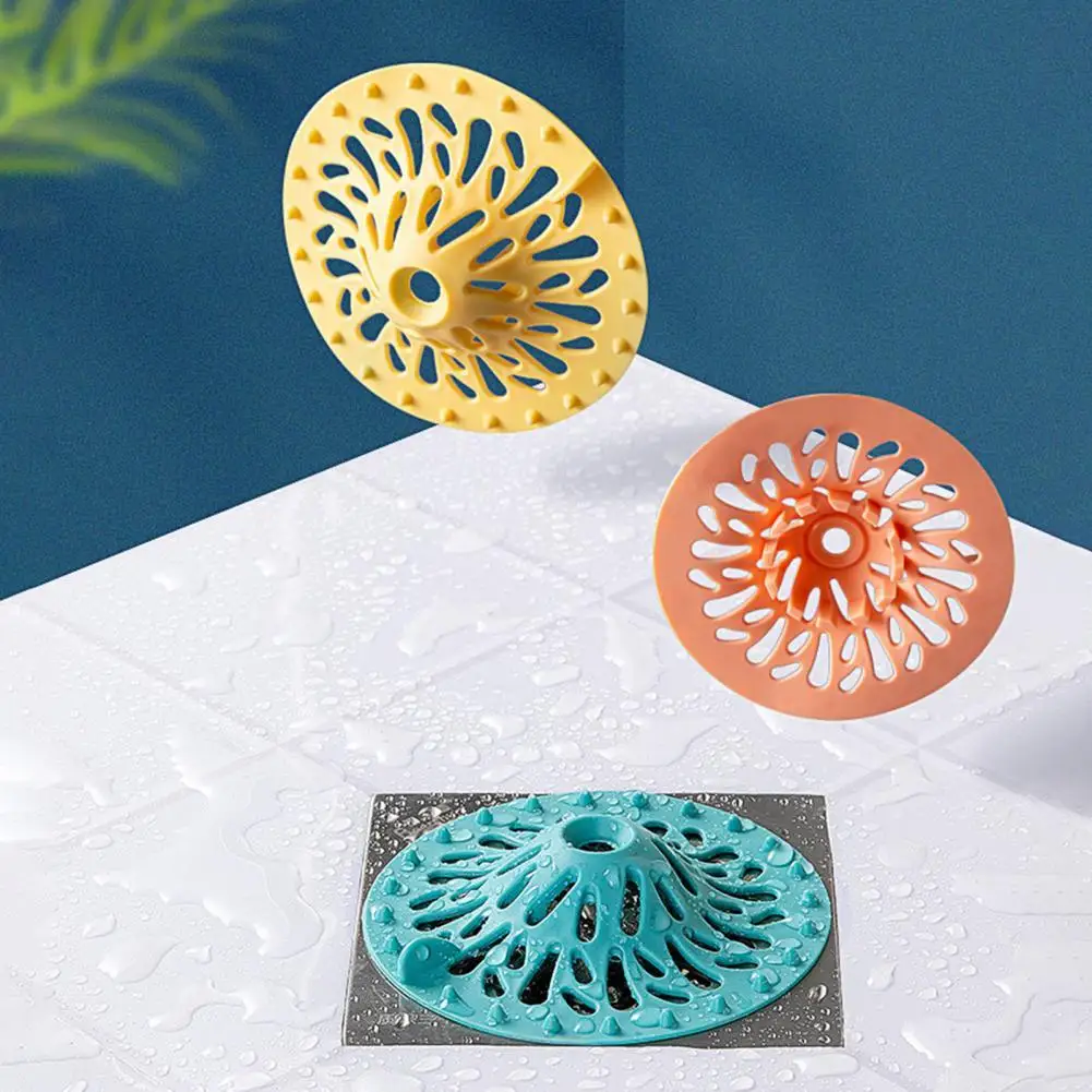 

Floor Drain Cover Volcano Shape Anti-clogging Shower Accessories Sink Filter Hair Catcher Stopper for Bathroom