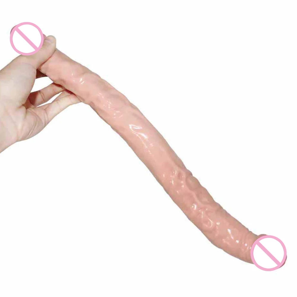 42*4cm Double Dildos Realistic Headed Phallus Stimulation of Vagina and Anus Long Penis Dick Sex Toys for Women Lesbian | Красота и