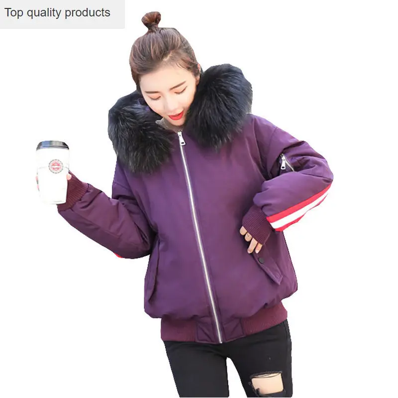 Новинка 2020 женская зимняя хлопковая куртка пальто с меховым капюшоном свободная
