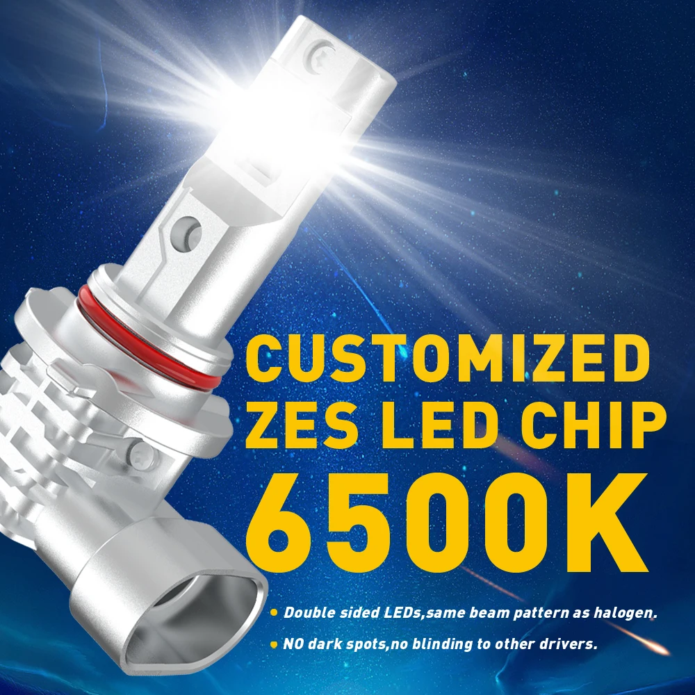 Светодиодсветодиодный лампы для противотумансветильник фар HB3 9005 HB4 H8 H4