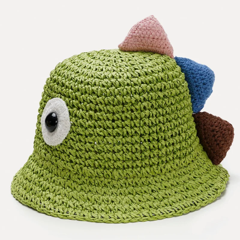 

2-6 Year Panama Hat for Baby Boys Children Bucket Hats Baby Girl Kids Caps Girl's Dinosaur Beach Cap Cute Child Summer Beanie
