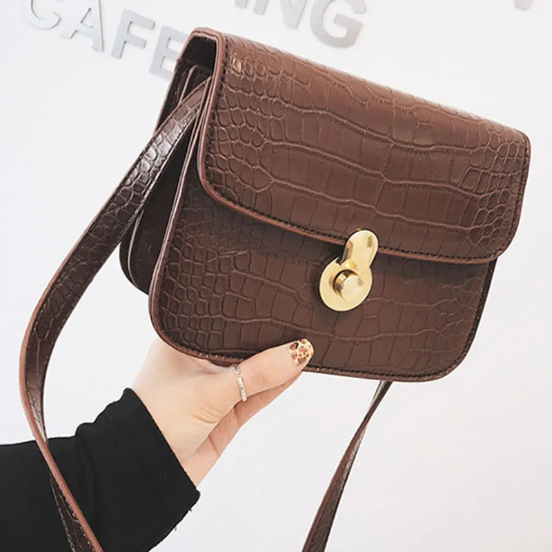 Модная женская сумка с клапаном из крокодиловой кожи дизайнерские сумки женские