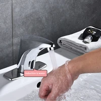 bathroom automatic non contact sensor faucet water saving sensor sensor faucet cold water non contact battery dc power supply ba