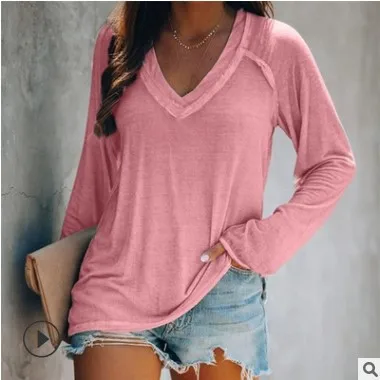 

2021 spring and autumn new high quality women's casual T-shirt