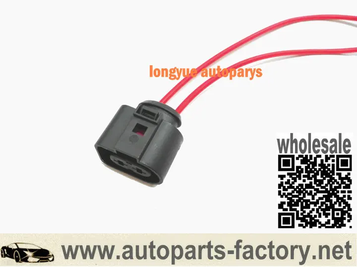 Longyue 10 шт. 2 контактный штепсельный разъем жгута Разъем 1J0973752 для VW AUDI 1J0 973 752|Кабели