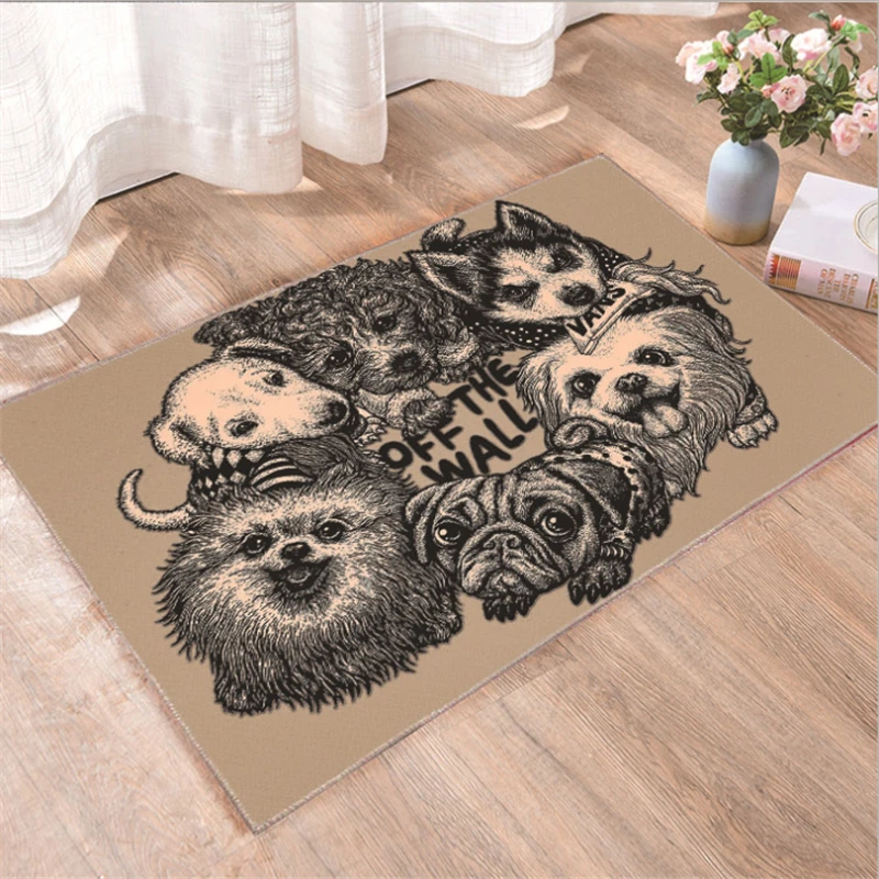 

Bubble Kiss Modern Retro Carpet For Living Room Animal Plant Art Print Bedroom Bedside Rugs Home Decor Kids Room Floor Rugs