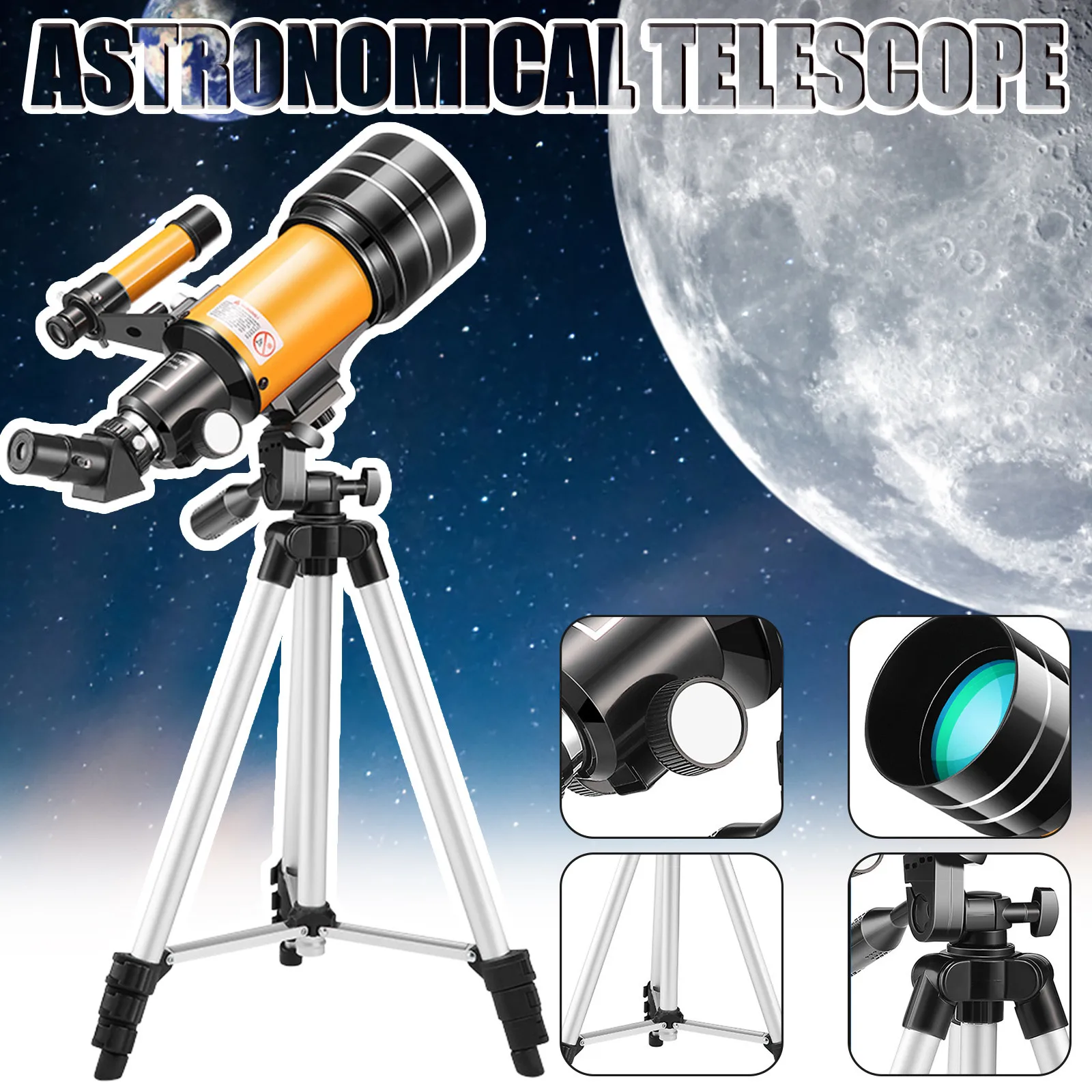 

telescope for space celestron F30070 Astronomical Telescope With Tripod Phone Adapter powerful Monocular Moon Watch