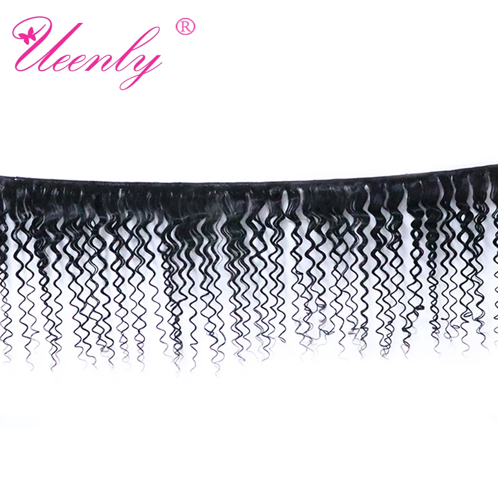 Uesly бразильские пучки волос плетение Remy 3/4 Пучки глубокая волна 100% человеческие