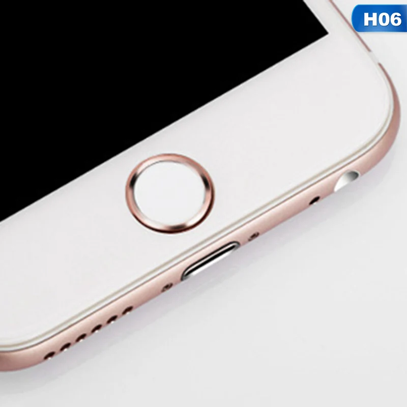 Кнопка «домой» Стикеры защита для клавиатуры клавиши для IPhone 5 S 5 SE 4 6 6s 7 Plus Поддержка разблокировка по отпечатку пальцев сенсорные клавиши ID - Цвет: 6