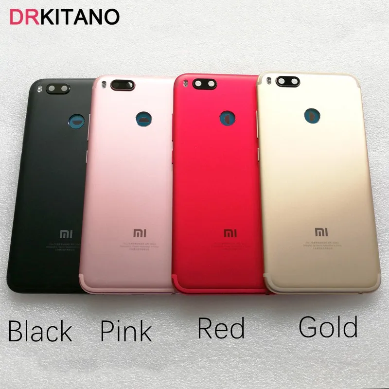 Для Xiaomi Mi A1 задняя крышка батарейного отсека задняя дверь Чехол шасси для Xiaomi Mi A1 Крышка батарейного отсека задняя крышка с Androidone Замена
