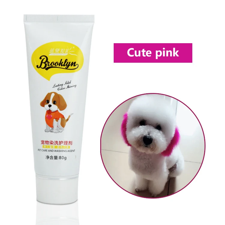 80 г окрашивающий агент для собак щенков животных кошек окрашивание волос VIP крем