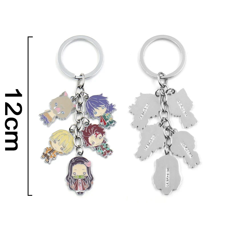 

Anime Demon Slayer Cosplay Keychain Pendant Kamado Tanjirou Ornaments Adult COS Accessories Costume Props Christmas Halloween