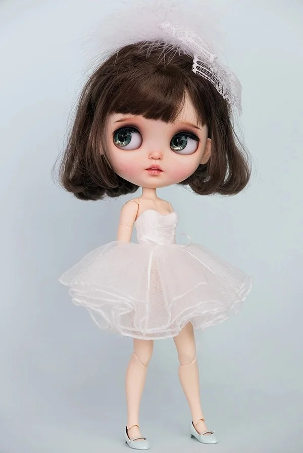 1/6 blyth кукла игрушка bjd совместное тело белая с кожей макияж 19 Макияж Лицо ручная
