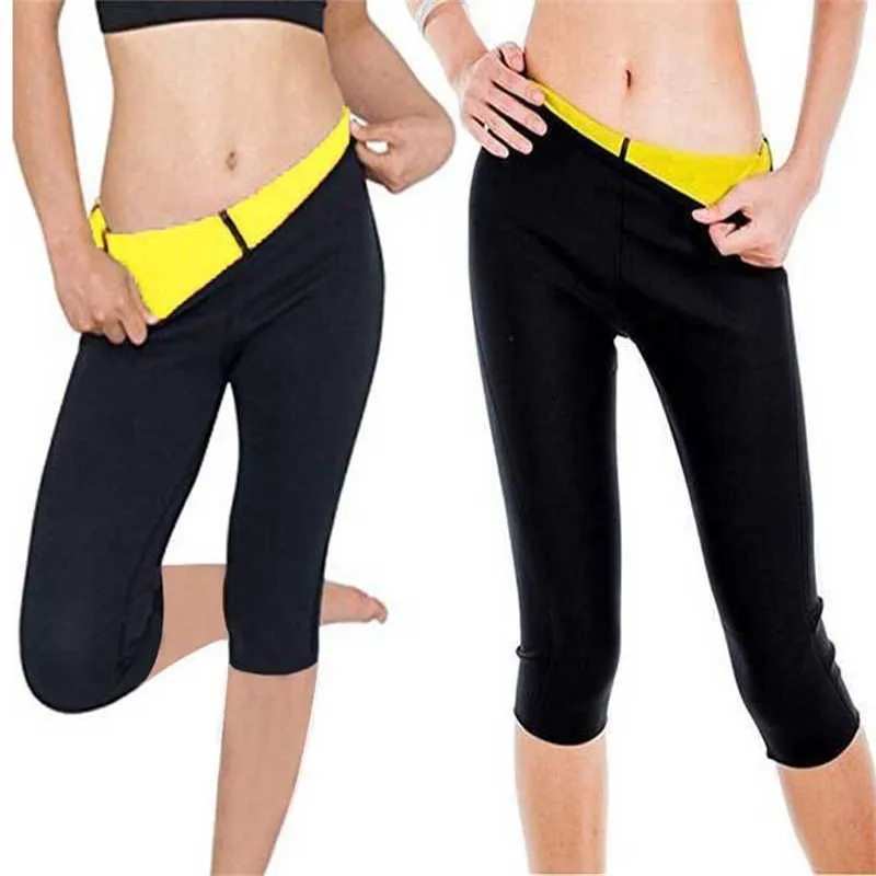 Женские утягивающие штаны термо неопреновые тренировочные костюмы для