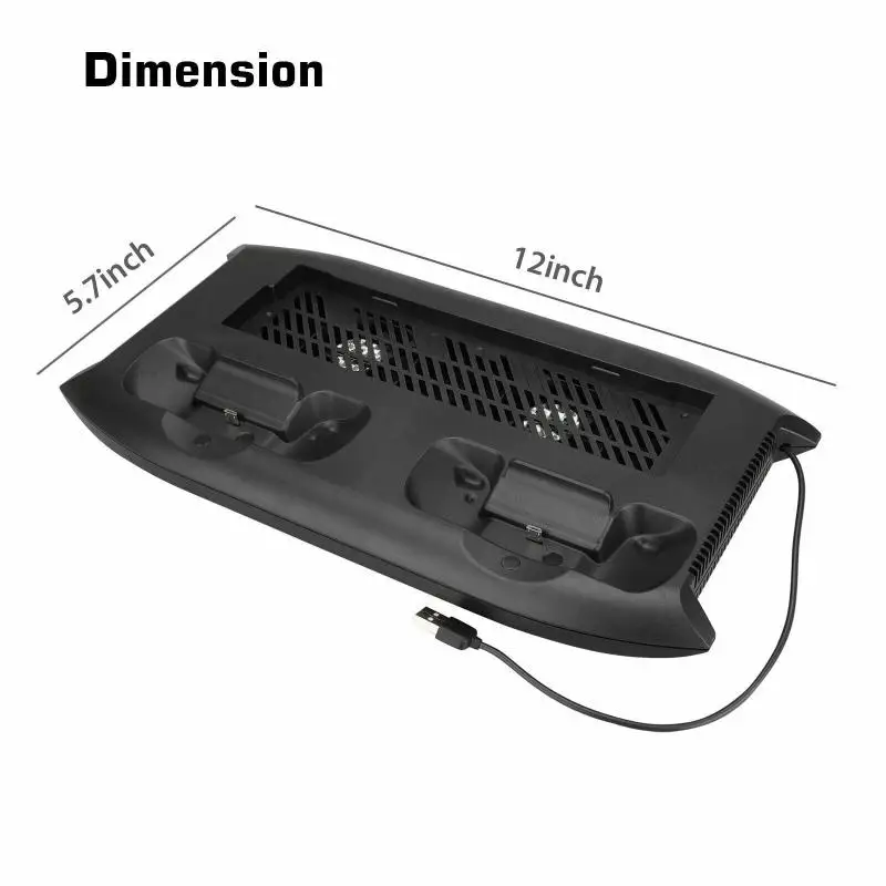 Вертикальная подставка держатель вентилятора охлаждения для Xbox One X двойной