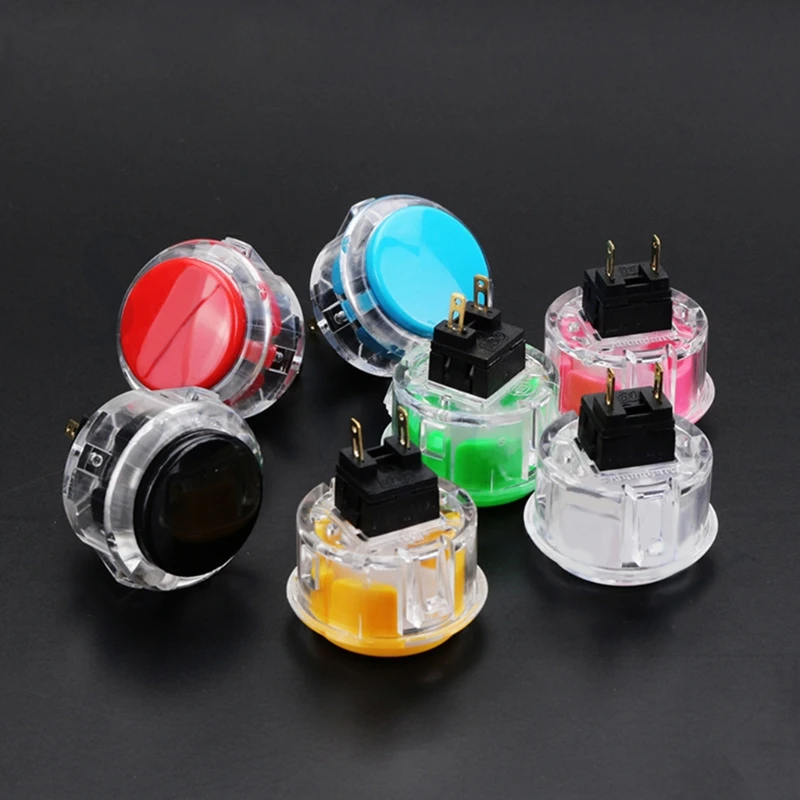 

6 Colors 30mm lluminated Push Buttons Switch for Arcade Machine Games Parts