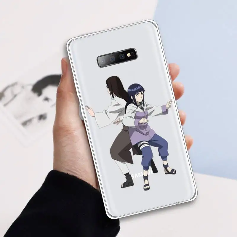 

Hyuga Hinata Naruto Phone Case Transparent for samsung A 21s 50 71 S 8 9 20 20fe note 10 20 ultra plus