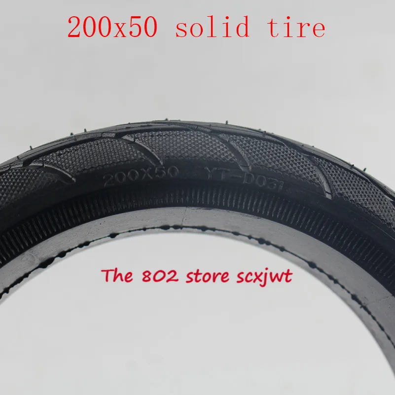 8 дюймов электрический самокат колесо пневматического грузоподъёмника 200x50 шины