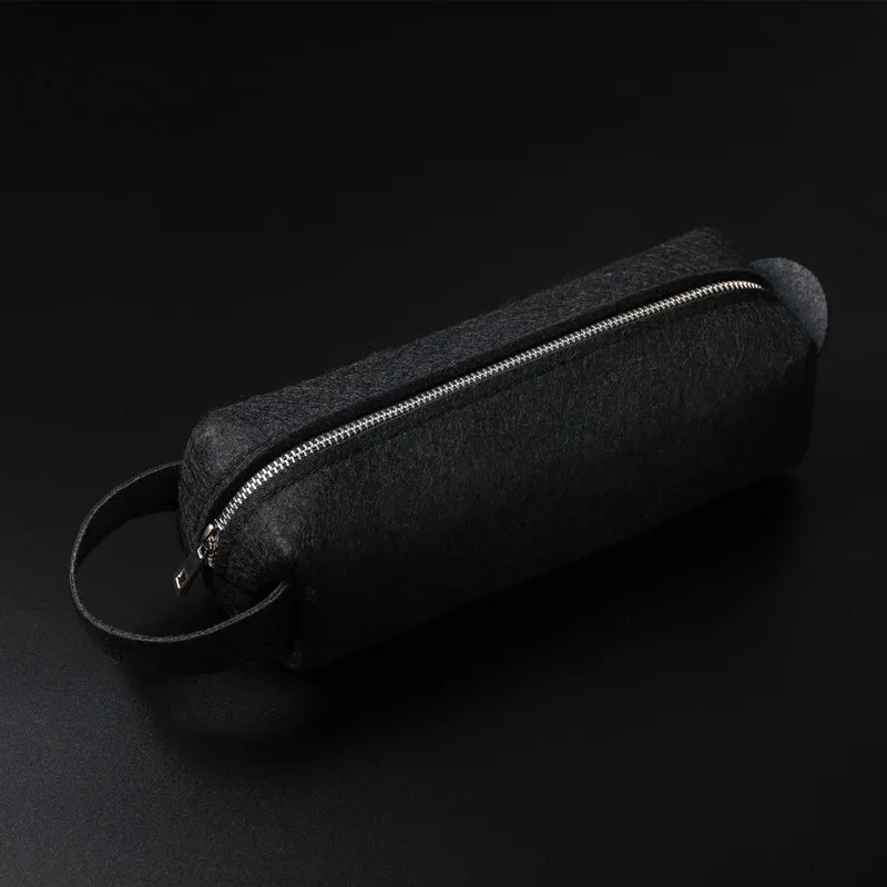 Милый пенал Чехол из шерстяного войлока ручной работы на молнии Estuche De Lapices ручка
