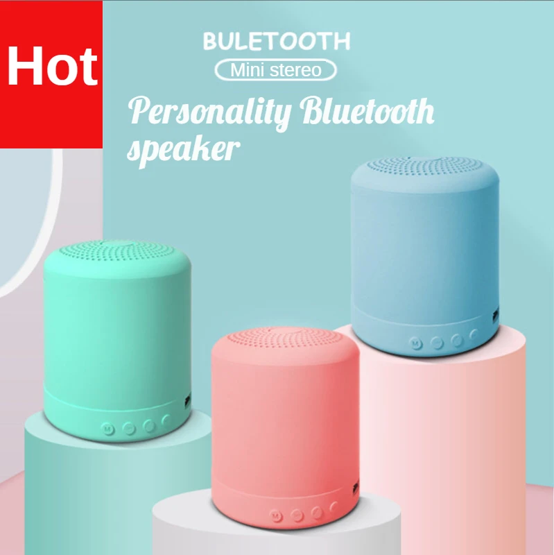 

Portable Multi- Color Wireless Subwoofer Bluetooth Small Speaker A11 Macaron Mini Speaker Lock and Load Spray Gift