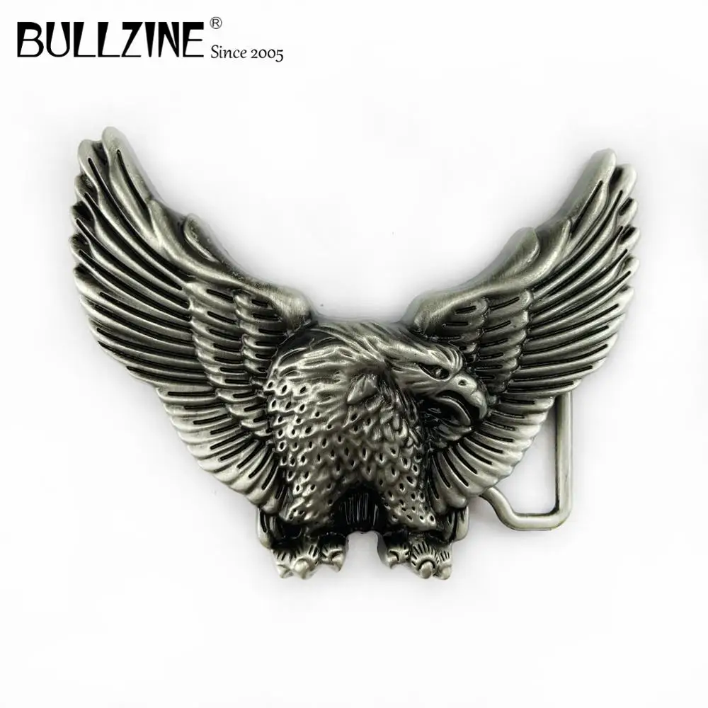 Bullzine Оптовая Продажа цинковый сплав Орел пряжка на ремешке магическое Оловянное