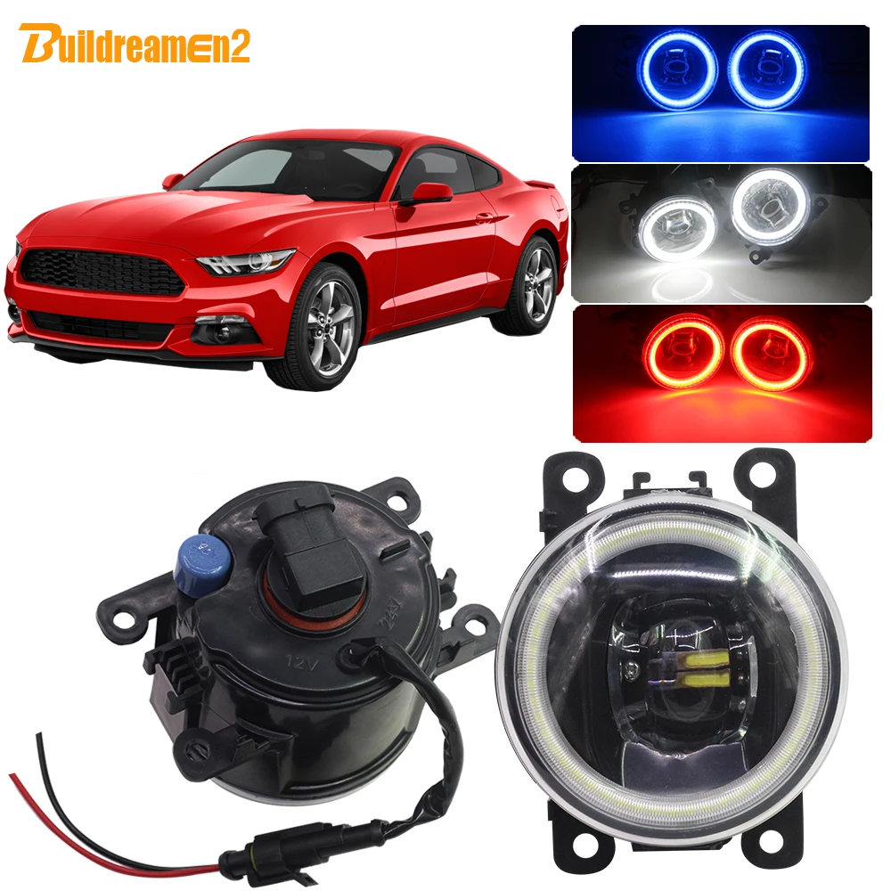 Buildreamen2 для автомобиля Ford Mustang 4000LM H11 светодиодный лампы Противотуманные фары