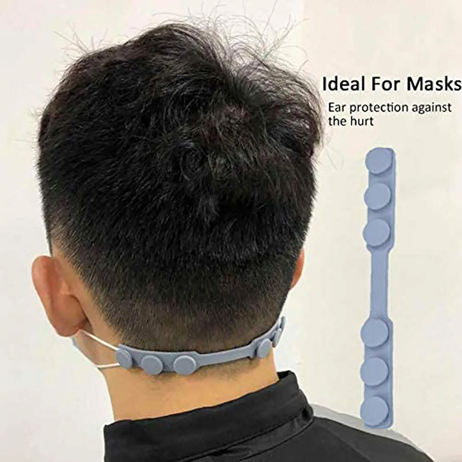 

6PCS Third Gear Adjustable Anti-Slip Mask Ear Grips Face Masks Extension Hook Earloop String Masque Lanyard Extender Mascarilla