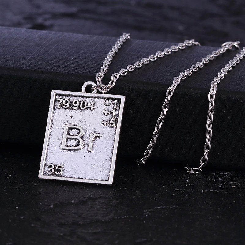 Ожерелье с подвесками в виде периодических элементов 2 шт./пара | Украшения и