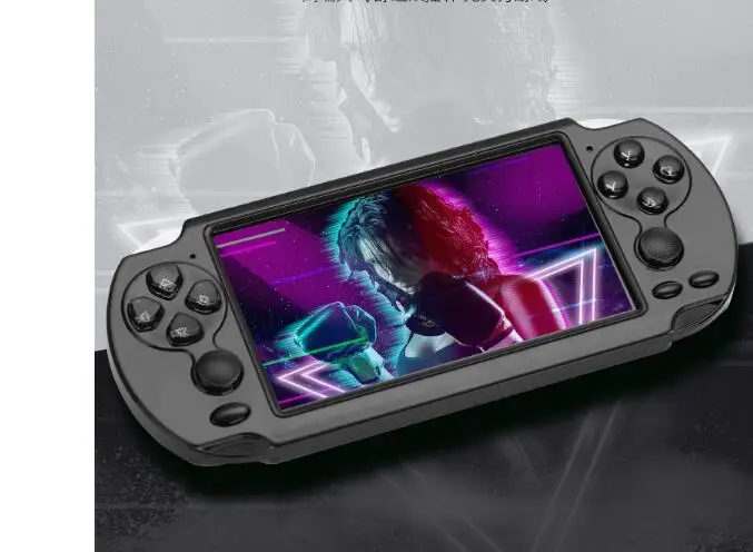 Большой экран цветной игровых консолей X9 S 8 Гб встроенной Перезаряжаемые Батарея