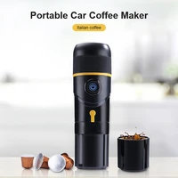 vehicle mounted italian coffee machine espresso powder capsule household outdoor portable heated coffee cup