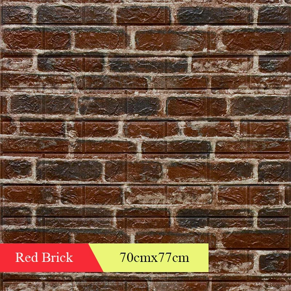 

Настенные 3D наклейки из пены, 3D кирпичные настенные панели, наклейки, домашний декор, самоклеящиеся настенные панели из полиэтилена