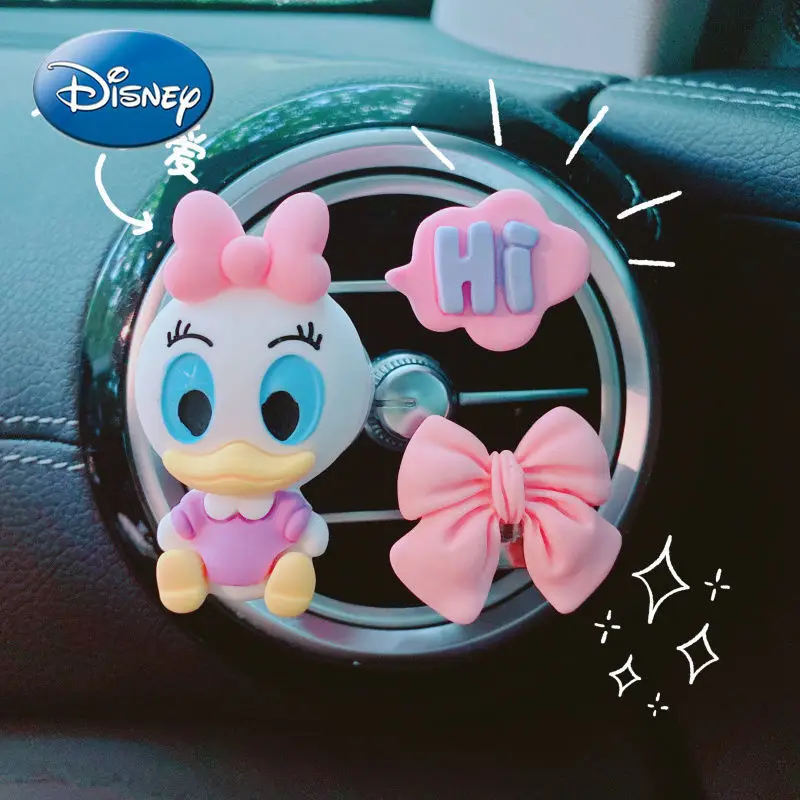 

Disney Car Decoration Products Car Air Outlet Perfume Aromatherapy Air Conditioning Creative Cute Cartoon Daisy Ornaments