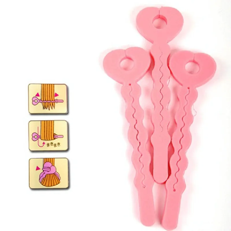 New Fashion 6Pcs Pink Soft Hair Curler Sponge Spiral Curls Roller DIY Salon Tool | Красота и здоровье