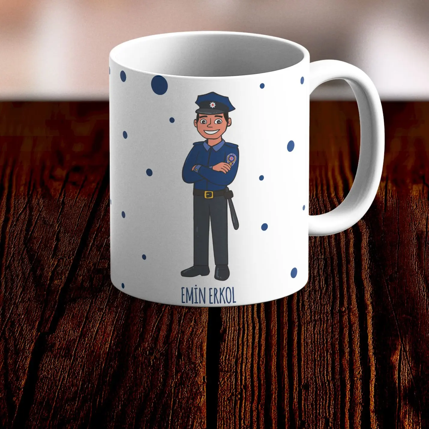 

Personalized Male Police Mug Cup-2