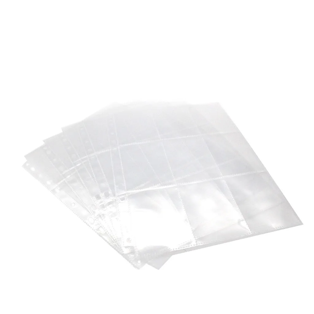 10 шт. бумажник для коллекции страниц альбома 90 карманов|Хранилище дома и офиса| |