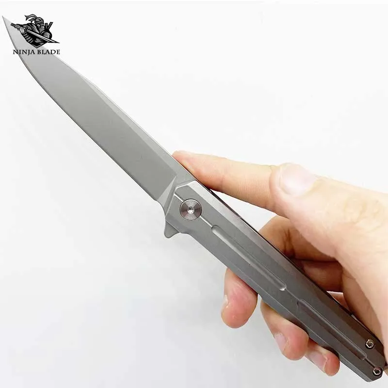 Походный нож Commander D2 лезвие с ЧПУ точная печать шарик процесс шлифовки красивый и